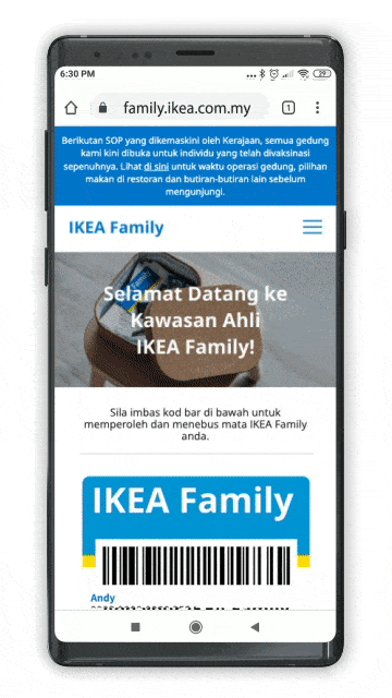 IKEA Family - Membership Android Gif